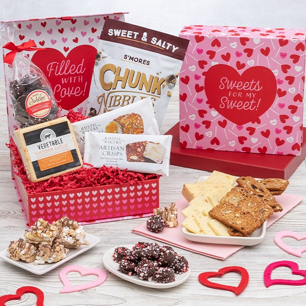 valentines day sweet and savory gift box large