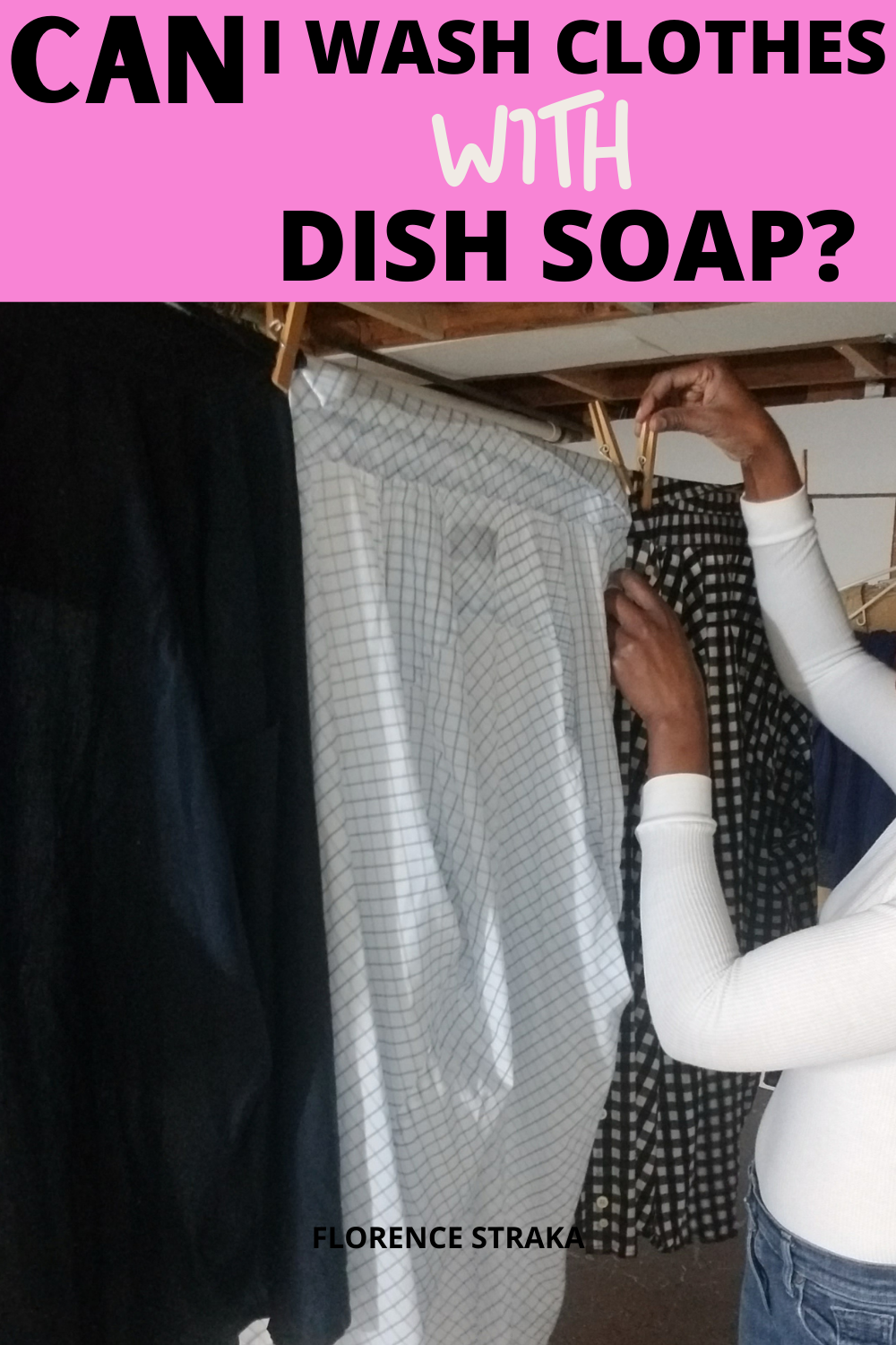 Can I wash clothes with dish soap