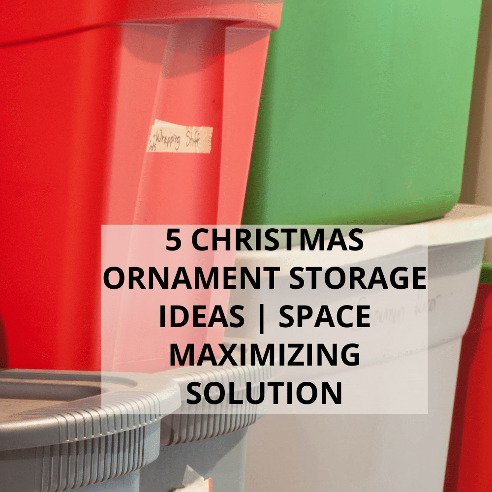 Christmas ornament storage Ideas